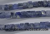 CCU314 15.5 inches 4*4mm cube sodalite beads wholesale