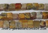 CCU42 15.5 inches 6*6mm cube agate gemstone beads wholesale