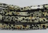 CCU511 15.5 inches 4*13mm cuboid dalmatian jasper beads wholesale