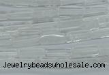 CCU516 15.5 inches 4*13mm cuboid white crystal beads wholesale