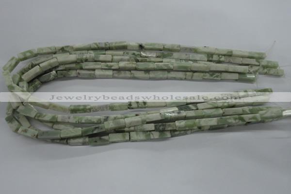 CCU519 15.5 inches 4*13mm cuboid peace stone beads wholesale