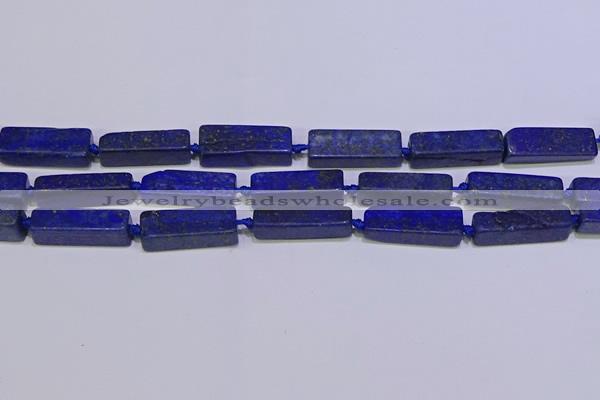 CCU620 15.5 inches 8*20mm - 10*30mm cuboid lapis lazuli beads