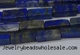 CCU721 15.5 inches 4*13mm cuboid lapis lazuli beads wholesale