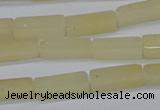 CCU730 15.5 inches 4*13mm cuboid yellow jade beads wholesale