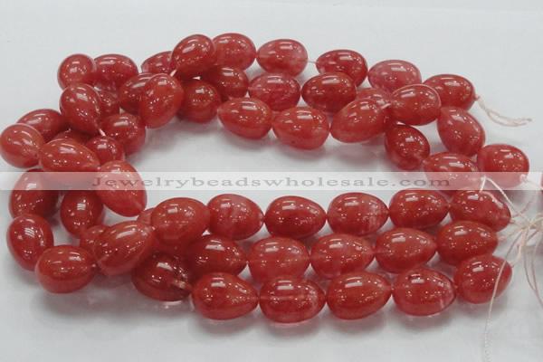 CCY02 15.5 inches 15*20mm teardrop cherry quartz beads wholesale