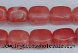 CCY152 15.5 inches 11*15mm cuboid cherry quartz beads wholesale