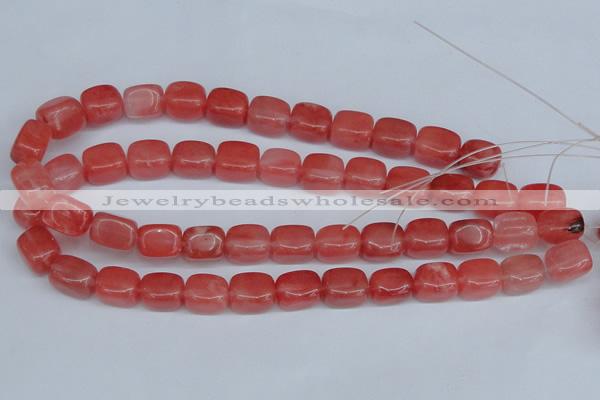 CCY152 15.5 inches 11*15mm cuboid cherry quartz beads wholesale