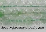 CCY611 15.5 inches 6mm faceted round green cherry quartz beads