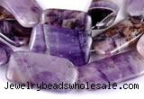 CDA04 Rectangle dogtooth amethyst quartz beads Wholesale