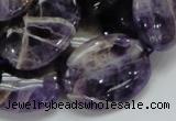 CDA10 15.5 inches 22*30mm oval dogtooth amethyst quartz beads