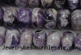 CDA19 15.5 inches 10*14mm rondelle dogtooth amethyst quartz beads