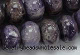 CDA20 15.5 inches 15*20mm rondelle dogtooth amethyst quartz beads