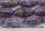 CDA301 15.5 inches 9*18mm oval dyed dogtooth amethyst beads