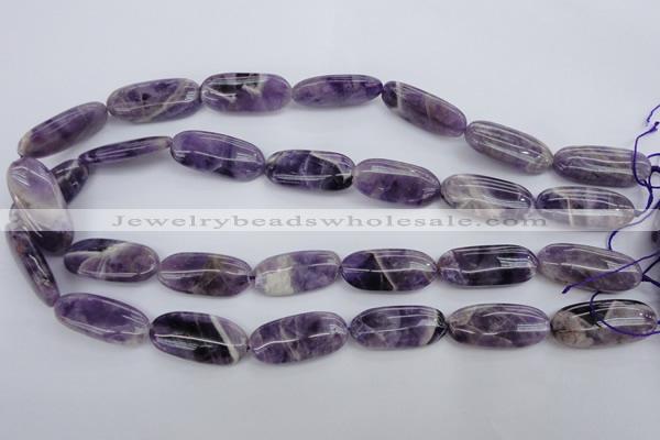 CDA35 15.5 inches 13*28mm oval dogtooth amethyst beads