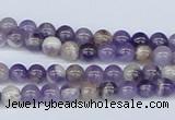 CDA51 15.5 inches 6mm round dogtooth amethyst beads wholesale