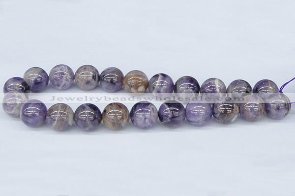 CDA57 15.5 inches 18mm round dogtooth amethyst beads wholesale