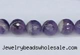 CDA60 15.5 inches 10mm faceted round dogtooth amethyst beads