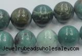 CDB02 15.5 inches 14mm round natural new dragon blood jasper beads