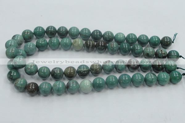 CDB02 15.5 inches 14mm round natural new dragon blood jasper beads