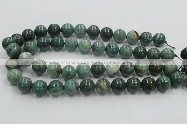 CDB03 15.5 inches 16mm round natural new dragon blood jasper beads