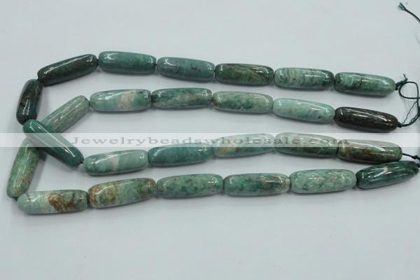 CDB09 15.5 inches 10*30mm cylinder natural new dragon blood jasper beads