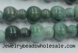 CDB10 15.5 inches 12*16mm calabash natural new dragon blood jasper beads