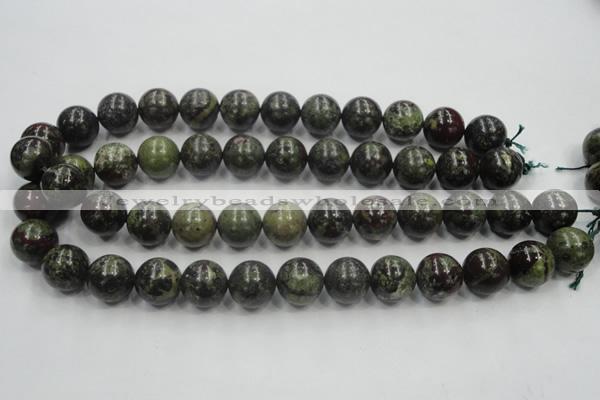 CDB200 15.5 inches 16mm round natural dragon blood jasper beads