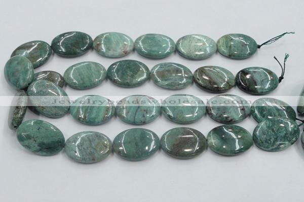 CDB21 15.5 inches 22*30mm oval natural new dragon blood jasper beads