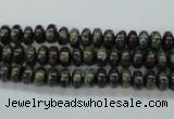 CDB233 15.5 inches 4*6mm rondelle natural dragon blood jasper beads