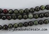 CDB250 15.5 inches 6mm round natural dragon blood jasper beads