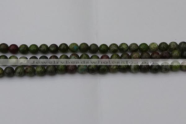 CDB300 15.5 inches 4mm round dragon blood jasper beads wholesale