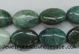 CDB35 15.5 inches 13*18mm oval new dragon blood jasper beads