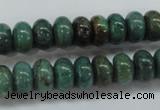 CDB39 15.5 inches 6*10mm rondelle new dragon blood jasper beads