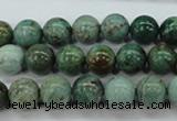 CDB42 15.5 inches 10mm round new dragon blood jasper beads