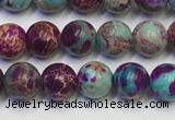 CDE1056 15.5 inches 6mm round sea sediment jasper beads wholesale