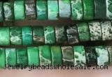 CDE1227 15.5 inches 2.5*4mm heishi sea sediment jasper beads