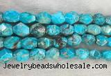 CDE1361 15.5 inches 15*20mm faceted nuggets sediment jasper beads