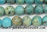 CDE1367 15.5 inches 6mm round sea sediment jasper beads wholesale