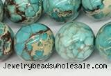 CDE1370 15.5 inches 12mm round sea sediment jasper beads wholesale