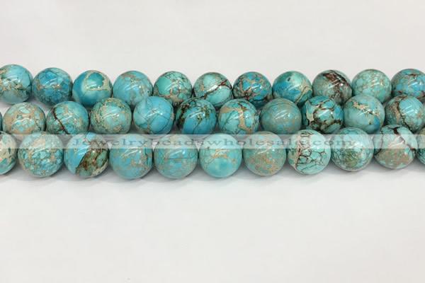 CDE1371 15.5 inches 14mm round sea sediment jasper beads wholesale