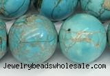 CDE1373 15.5 inches 18mm round sea sediment jasper beads wholesale