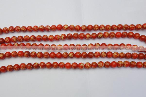 CDE2001 15.5 inches 6mm round dyed sea sediment jasper beads