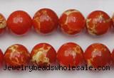 CDE2004 15.5 inches 12mm round dyed sea sediment jasper beads