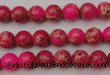 CDE2012 15.5 inches 6mm round dyed sea sediment jasper beads