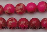 CDE2014 15.5 inches 10mm round dyed sea sediment jasper beads