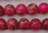 CDE2015 15.5 inches 12mm round dyed sea sediment jasper beads