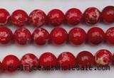 CDE2022 15.5 inches 4mm round dyed sea sediment jasper beads