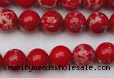 CDE2024 15.5 inches 8mm round dyed sea sediment jasper beads