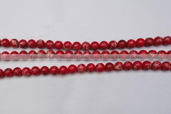 CDE2024 15.5 inches 8mm round dyed sea sediment jasper beads