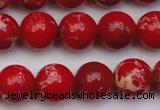 CDE2025 15.5 inches 10mm round dyed sea sediment jasper beads